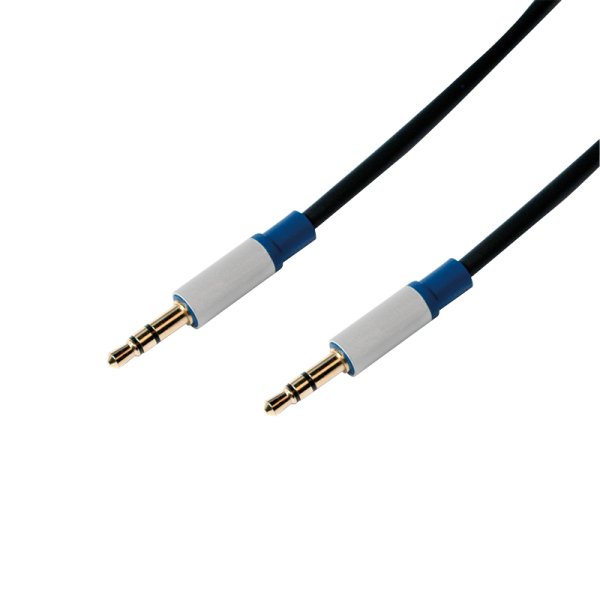 Premium Audio Kabel, 3,5 mm Stecker auf 3,5 mm Stecker, 1,5m